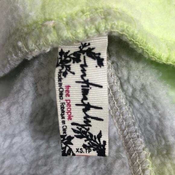 Free People Kelly Washed Green Yellow Tie Dye Lounge Short XS NWT - Picture 7 of 8